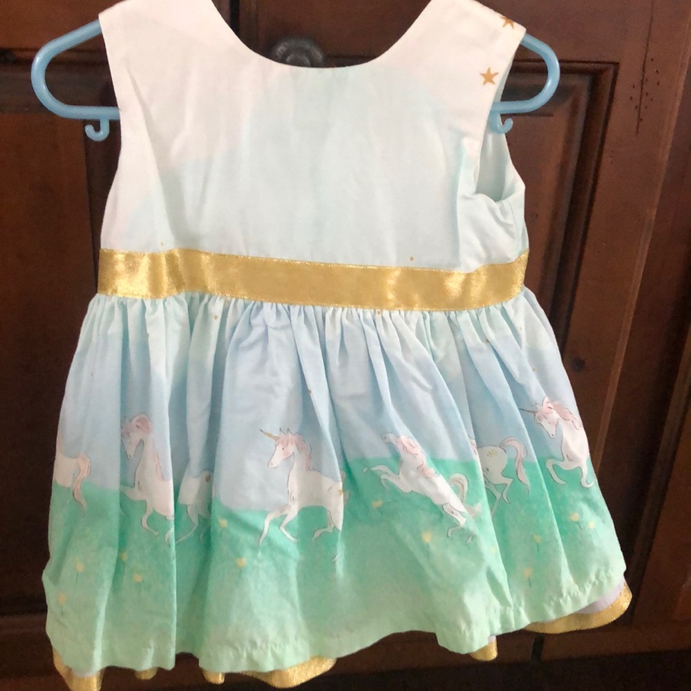 Little Loaves Unicorn Dress 18M